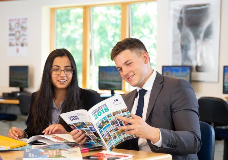 Sixth Form classroom Careers destinations fair