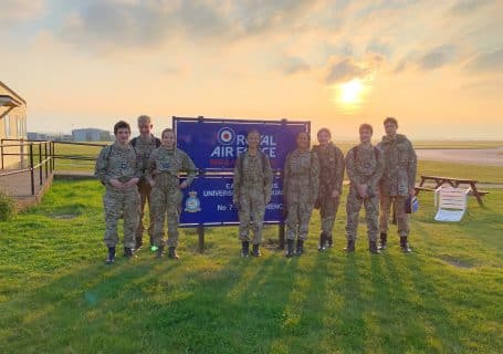 Ratcliffe Cadet RAF Cadet Flying Day Cranwell group photo